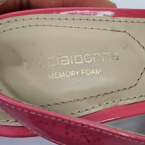 Liz Claiborne Pink Quebec Slingback Kitten Heels - Picture 2 of 16